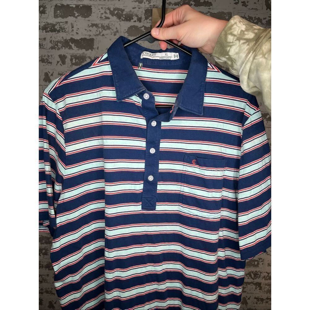 Criquet | mens striped polo shirt